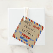 ヴィンテージ結婚航空便 フェイバータグ (インサイチュ)