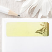 ヴィンテージ結婚蝶住所 シール (インサイチュ)