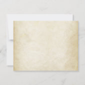 ヴィンテージ結婚記念日電報招待状 招待状 (裏面)