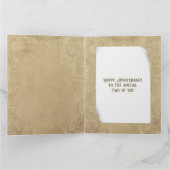 ヴィンテージ結婚許可証 カード (内部)