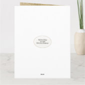 ヴィンテージ結婚許可証 カード (裏面)