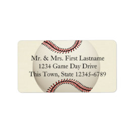 ヴィンテージ結婚野球 ラベル