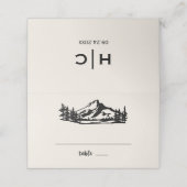 ヴィンテージ結婚野 プレイスカード (外部開封)