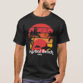 ヴィンテージ結晶ビーチテキサス州 Tシャツ (正面)
