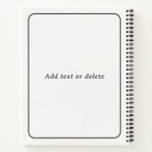 ヴィンテージ結晶球心理タロット読み取り ノートブック (裏面)