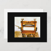 ヴィンテージ絞りアンティーク洗濯機 ポストカード (正面/裏面)