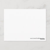 ヴィンテージ絞りアンティーク洗濯機 ポストカード (裏面)