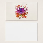 ヴィンテージ絞り染めタコサイケデリックレインボー (正面&裏面)