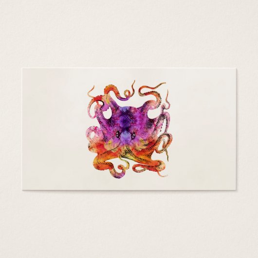 ヴィンテージ絞り染めタコサイケデリックレインボー (正面)