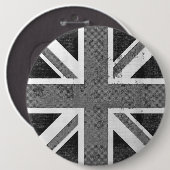 ヴィンテージ統一された国旗の正方形ボタン 缶バッジ (正面&裏面)