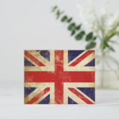 ヴィンテージ統一された国旗付きポストカード ポストカード (スタンド正面)