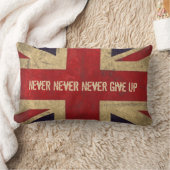 ヴィンテージ統一された国旗枕 ランバークッション (ブランケット)