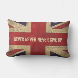 ヴィンテージ統一された国旗枕 ランバークッション