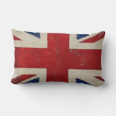 ヴィンテージ統一された国旗枕 ランバークッション (裏面)