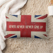ヴィンテージ統一された国旗枕 ランバークッション (ブランケット)