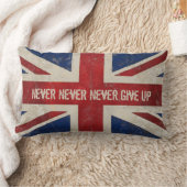 ヴィンテージ統一された国旗枕 ランバークッション (ブランケット)