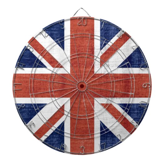 ヴィンテージ統一された国旗2 ダーツボード (正面)