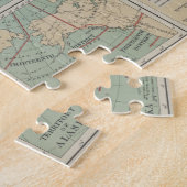 ヴィンテージ統一された州ライトハウスマップ(1898) ジグソーパズル (側面)