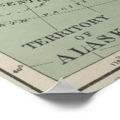 ヴィンテージ統一された州ライトハウスマップ(1898) ポスター (角)