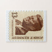 ヴィンテージ統一された州切手ジグソーパズル ジグソーパズル (横)