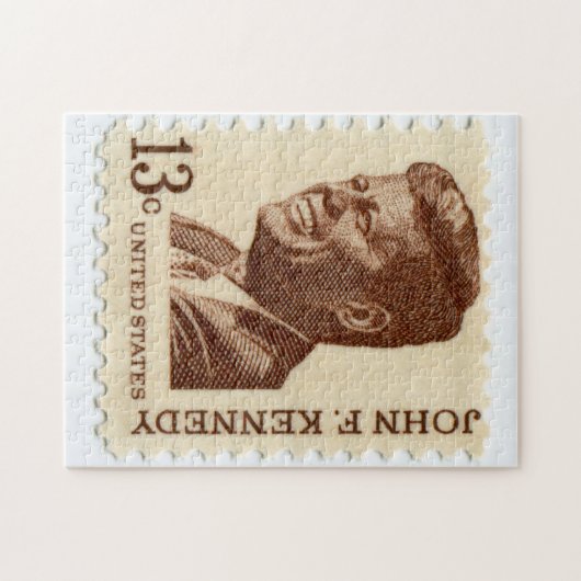 ヴィンテージ統一された州切手ジグソーパズル ジグソーパズル (横)