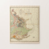 ヴィンテージ統一された州地質図(1856年) ジグソーパズル (縦)