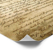 ヴィンテージ統一された州構成 ポスター (角)