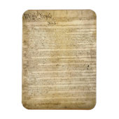 ヴィンテージ統一された州構成 マグネット (縦)