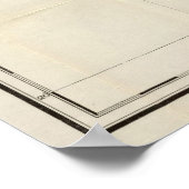 ヴィンテージ統一された州鉄道地図(1907) ポスター (角)