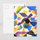 ヴィンテージ絵を描のはがき ポストカード (正面/裏面)