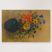 ヴィンテージ絵を描の山花 ジグソーパズル (横)