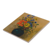 ヴィンテージ絵を描の山花 タイル (側面)