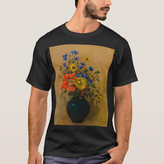 ヴィンテージ絵を描の山花 Tシャツ (正面)