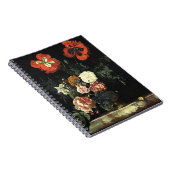 ヴィンテージ絵を描の花による静物詩 ノートブック (右側)
