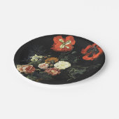 ヴィンテージ絵を描の花による静物詩 ペーパープレート (アングル)
