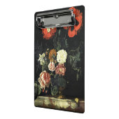 ヴィンテージ絵を描の花による静物詩 ミニクリップボード (アングル2)
