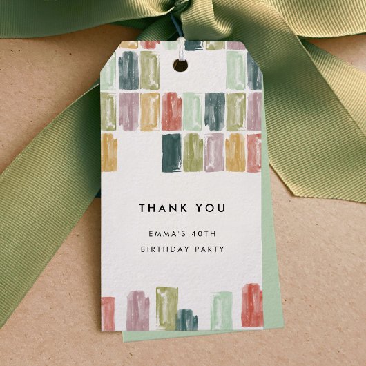 ヴィンテージ絵を描ジュエリーありがとうギフトラベル ギフトタグ