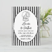 ヴィンテージ絵を描ハド結婚ス 招待状 (スタンド正面)