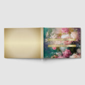 ヴィンテージ絵を描バライン旧オランダスタイル ゲストブック (全面)