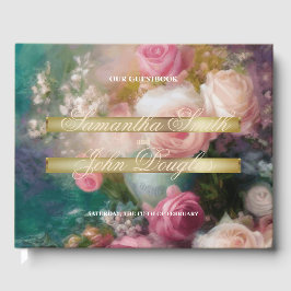 ヴィンテージ絵を描バライン旧オランダスタイル ゲストブック