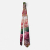 ヴィンテージ絵を描バライン旧オランダスタイル ネクタイ (裏面)