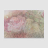 ヴィンテージ絵を描フローラバラ 薄葉紙 (正面)