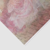 ヴィンテージ絵を描フローラバラ 薄葉紙 (詳細)