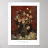 ヴィンテージ絵を描フローラポスター ポスター (正面)
