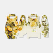 ヴィンテージ絵を描ロマンチックな黄色のバラ結婚の香り フェイバーボックス (折り畳みなし)