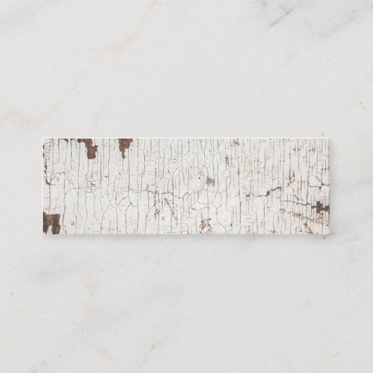 ヴィンテージ絵を描白材 スキニー名刺 (裏面)