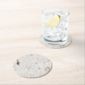 ヴィンテージ絵を描白材 ラウンドペーパーコースター (インサイチュ)