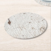 ヴィンテージ絵を描白材 ラウンドペーパーコースター (アングル)