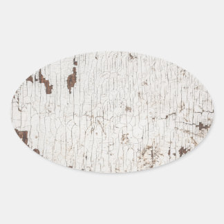 ヴィンテージ絵を描白材 楕円形シール