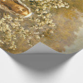 ヴィンテージ絵画のギニー女王のメイイング ラッピングペーパー (コーナー)